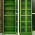 SAR 100,  Green Cabinet - Glass Door - Ikea