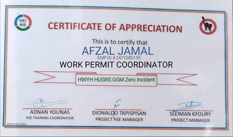 Jubail, Job Seekers, Safety Officer/wpi/wpr/wpc