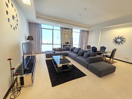 Juffair, Apartments, Flats, Houses & Villas, BHD 350/month,  Furnished,  2 BR,  135 Sq. Meter,  Sea View | Premium And Alluring | Extremely Spacious | Family Building | In New Juffair.