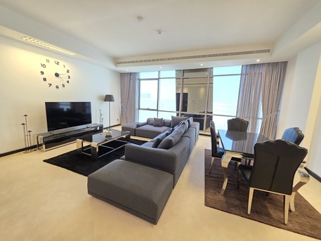 Juffair, Apartments, Flats, Houses & Villas, BHD 350/month,  Furnished,  2 BR,  135 Sq. Meter,  Sea View | Premium And Alluring | Extremely Spacious | Family Building | In New Juffair.