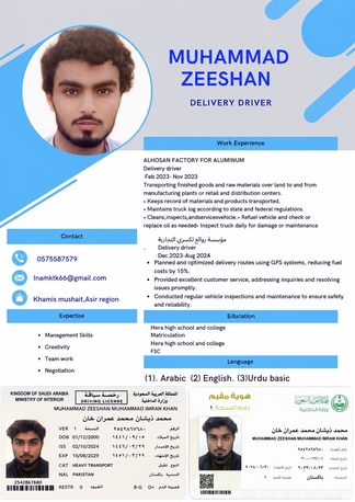 Abha, Job Seekers, I Am Looking For A Driver Job .
