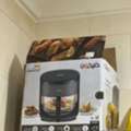 SAR 190,  For Sale &ndash; Clikon Digital Air Fryer (Glass Type)  🔹 Brand: Clikon 🔹 Model: CK354 🔹 Capa