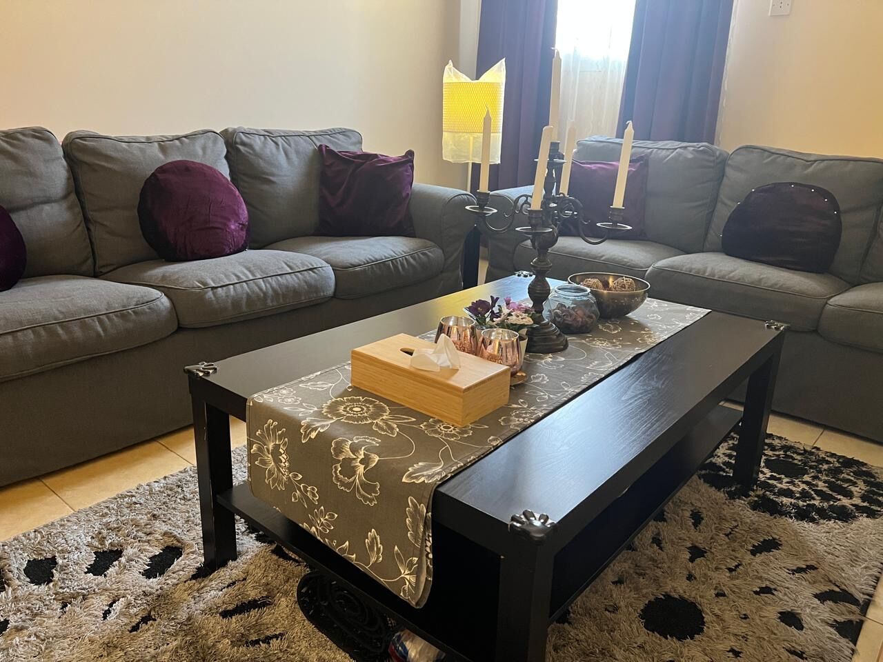 Riyadh, Furniture, SAR 2500,  Three Seater And Two Seater Sofa Set For Sale