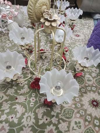 Jubail, Electronics, SAR 80,  For Sale:03 Beautiful Decorative Chandeliers In Good Condition. Suitable For Home, Hall,