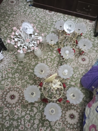 Jubail, Electronics, SAR 80,  For Sale:03 Beautiful Decorative Chandeliers In Good Condition. Suitable For Home, Hall,