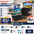BHD 93,  Summer Offer Lenovo X1 Carbon Core I7 7th Gen Laptop 8GB RAM 14" FHD Screen Only In 93/-BD