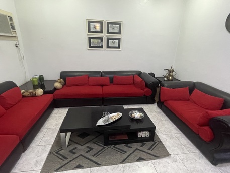 Al Jubail Al Balad, Household Items, SAR 1100,  8 Seater Sofa With 2 Corner Tables, 1 Center Table And Rug, SAR 1100 , Contact# 0535584883