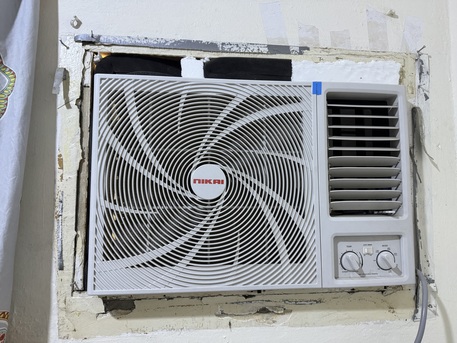 Al Wizarat, Air Conditioners, SAR 900,  Like New Nikai Window AC 17,200 BTU | First Owner | 900 SAR