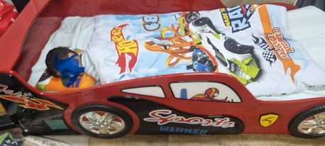 Riyadh, Furniture, SAR 500,  Car Shaped Bed In Good Condition. Price Negotiable