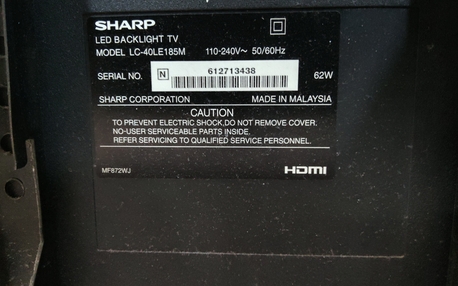 Khobar, Household Items, SAR 350,  SHARP 40" LED TV