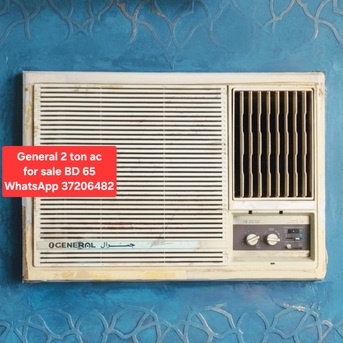 Manama, Air Conditioners, BHD 65,  ✅️  General 2 Ton Window Ac For Sale In Good Condition With Delivery