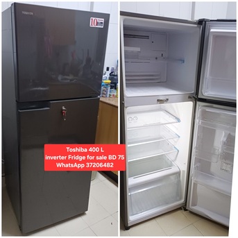 Manama, Appliances, BHD 75,  ✅️ Toshiba 400 L Inverter Fridge For Sale In Good Condition With Delivery