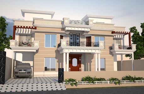 Riyadh, Job Seekers, Exterior Designing Of Buildings, 3D Elevation Realistic Images