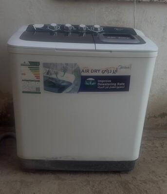 Riyadh, Appliances, SAR 200,  Midea Semi-Automatic Washing Machine 200 SAR