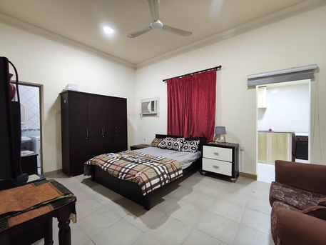 Manama, Apartments, Flats, Houses & Villas, BHD 170/year,  1 BR,  Jidali:- Furnished Studio Flat On Rent With Ewa..