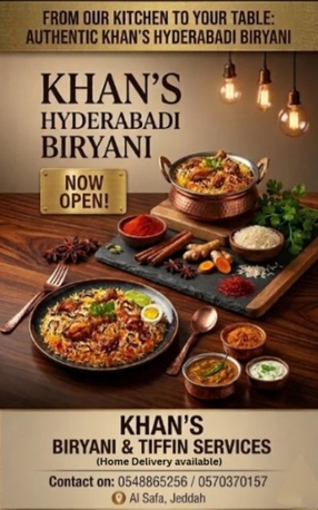 Jeddah, Food, SAR 10,  Hyderabadi Chicken Biryani And Masala Tea