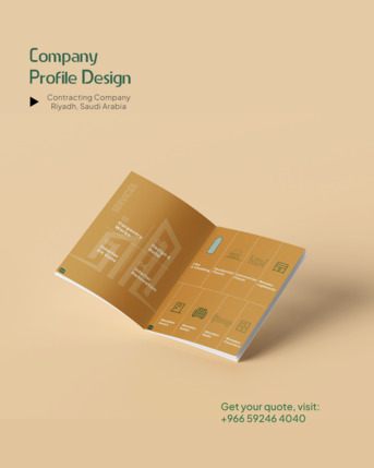Dammam, Graphic Design, COMPANY PROFILE DESIGNER