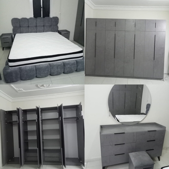 Jeddah, Furniture, SAR 1,  COMPLETE WOODEN BEDROOM FURNITURE SETS AVAILABLE IN UNIQUE DESIGNS