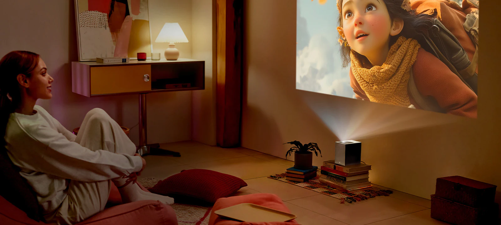 Khobar, Appliances, SAR 4000,  LG CineBeam S | Mini UST (Ultra Short Throw) 4K Projector With Dolby Atmos