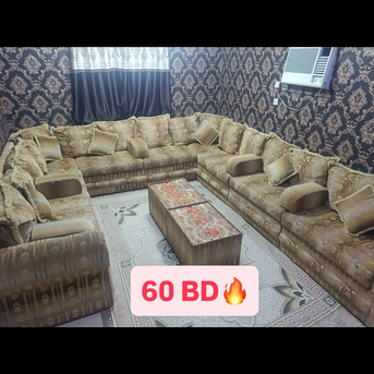 Manama, Furniture, BHD 60,  Sofa Set Urgent Sale 15 Person Good Condition