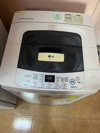 Dammam, Household Items, SAR 350,  LG WASHING MACHINE - AUTOMATIC TURBODRUM 5.5KG