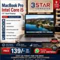 BHD 139,  MacBook Pro Core I5 2.3Ghz 8GB RAM 13"Quad Display With Type-C Adapter FREE Laptop & Mouse