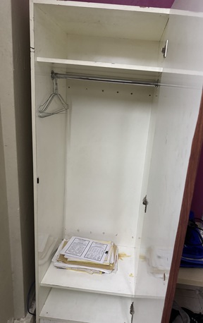 Hara, Appliances, SAR 85,  Single Door Cupboard With Hanging Plus Shelves