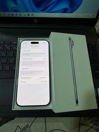 Dammam, Electronics, SAR 3350,  IPhone Air Sky Blue 256GB BH 100%