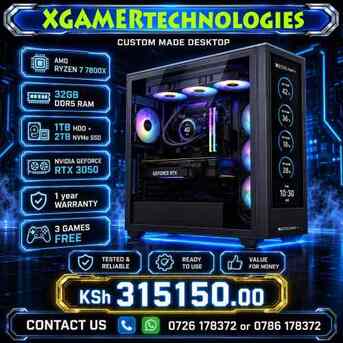 Nairobi, Computers, KES 315150,  Built To Spec Ryzen 7 And 32gb DDR5 RAM Desktop