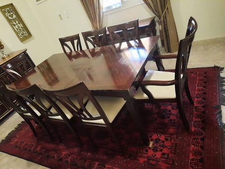 Jeddah, Furniture, Home Center 8 Chair Dining Table