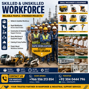 Umluj, Catering, Unskilled Manpower Available