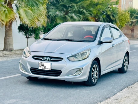 Manama, Vehicles, Cars & Trucks , BHD 1650,  Hyundai Accent,  2013,  143000 KM,  Passing March 2027 - Alloy Wheels