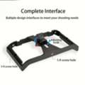 BHD 10,  Versatile Handheld Stabilizer With Microphone Stand, ABS Material - Includes 3 Cold Shoe