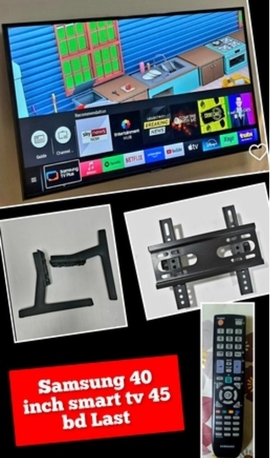 Manama, Appliances, BHD 45,  Samsung 4k Smart Tv 40 Inch 45 Bd Last With Wall Bracket Msg 3670 8372 Wts Ap No Call