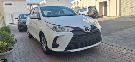 Manama, Vehicles, Cars & Trucks , BHD 4300,  Toyota Yaris,  2022,  Automatic,  38000 KM,  Totota Yaris  White 1.5L Very Good Condition (No Accident)