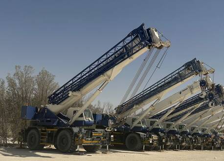 Dammam, Equipment Rental, 60, 70 & 80 Ton Cranes Available For Rental