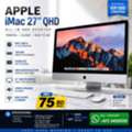 BHD 75,  APPLE IMAC Core I5 All In One PC 27" QHD Display AMD Radeon Graphics 7GB RAM + 256GB SSD