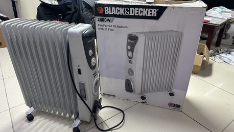 Jubail, Household Items, SAR 100,  Room Heater Black And Decker 2800W