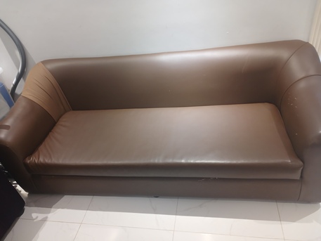 Al Waha, Household Items, SAR 450,  Leather Sofa 5 Seater