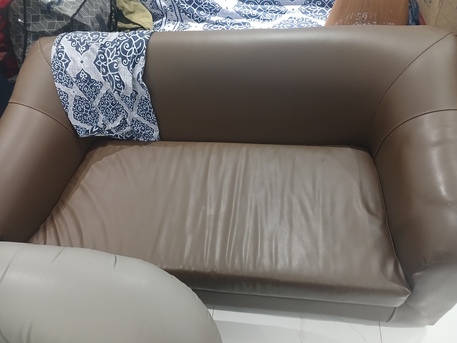 Al Waha, Household Items, SAR 450,  Leather Sofa 5 Seater