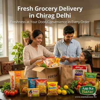 New Delhi, Household, Save Time With Online Grocery Delivery In Chirag Delhi