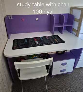 Riyadh, Furniture, SAR 1,  Bed Set Sofa Kids Table