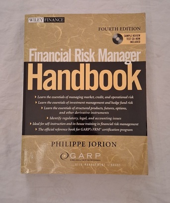 Adliya, Books, BHD 7,  Wiley Financial Risk Management ( 713 Pages + CD)
