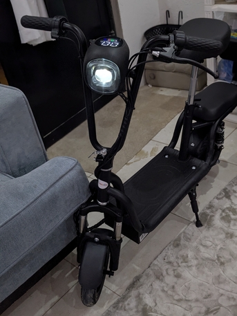 Jubail, Bicycles, SAR 1200,  Electric Kick Scooter For Adults With Front Basket, Double Seats, 10-inch Wheels (Tubeless