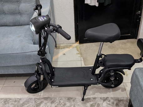 Jubail, Bicycles, SAR 1200,  Electric Kick Scooter For Adults With Front Basket, Double Seats, 10-inch Wheels (Tubeless