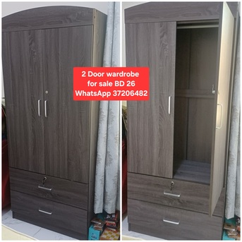 Manama, Furniture, BHD 26,  ✅️ 2 Door Wardrobe For Sale In Good Condition With Delivery