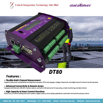Kuala Lumpur, Tools, DataTaker DT80 Industrial Data Logger