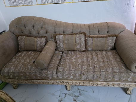 Al Malaz, Furniture, SAR 300,  I Would Like To Sell My Sofa Set 3+2+2 And 2 Chairs