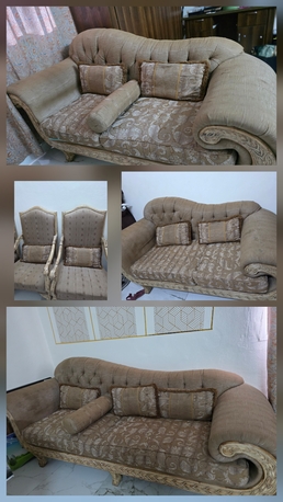 Al Malaz, Furniture, SAR 300,  I Would Like To Sell My Sofa Set 3+2+2 And 2 Chairs