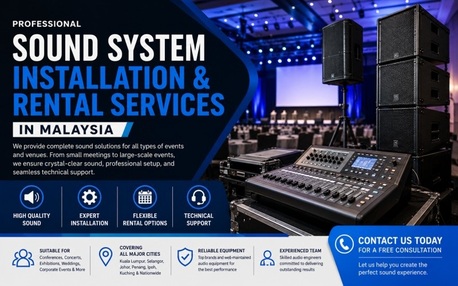 Kuala Lumpur, Electronics, Best Sound System Installation And Rental Services In Malaysia